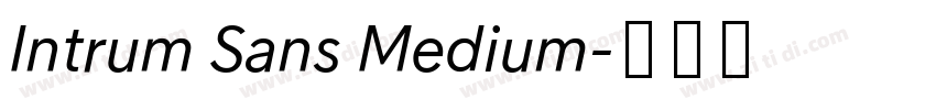 Intrum Sans Medium字体转换 Intrum Sans Medium字体转换